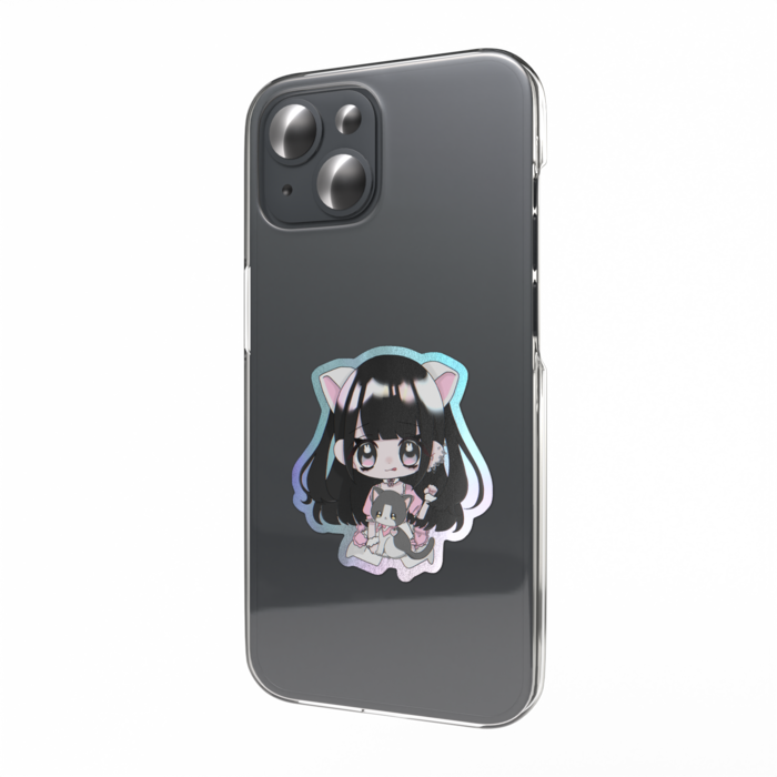 オーロラスマホステッカー - 縦