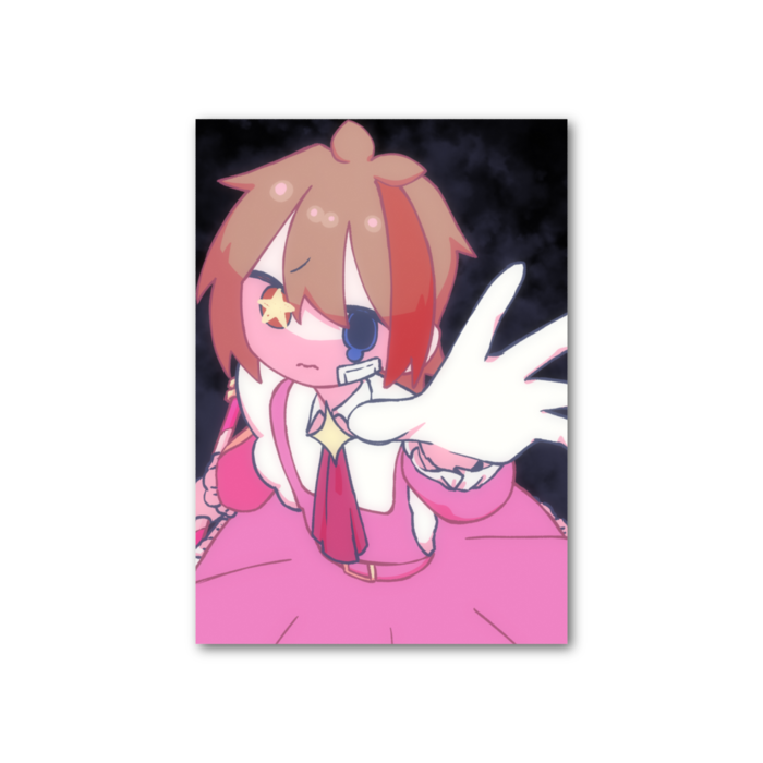 フォト風カード - 縦 - 片面