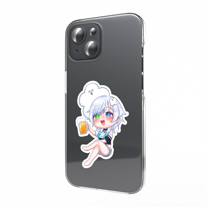 スマホステッカー 酒飲みわたげ