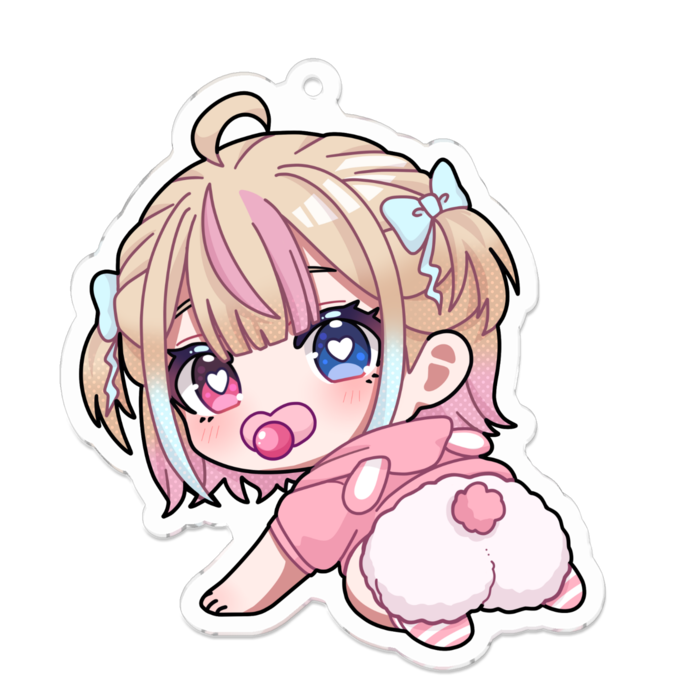 アクリルキーホルダー - 70 x 70 (mm)