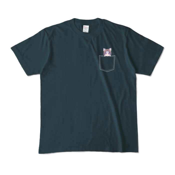 カラーTシャツ - M - デニム (濃色)