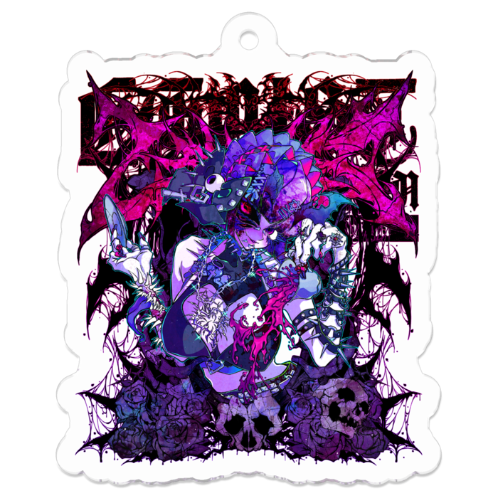 アクリルキーホルダー - 50 x 50 (mm)