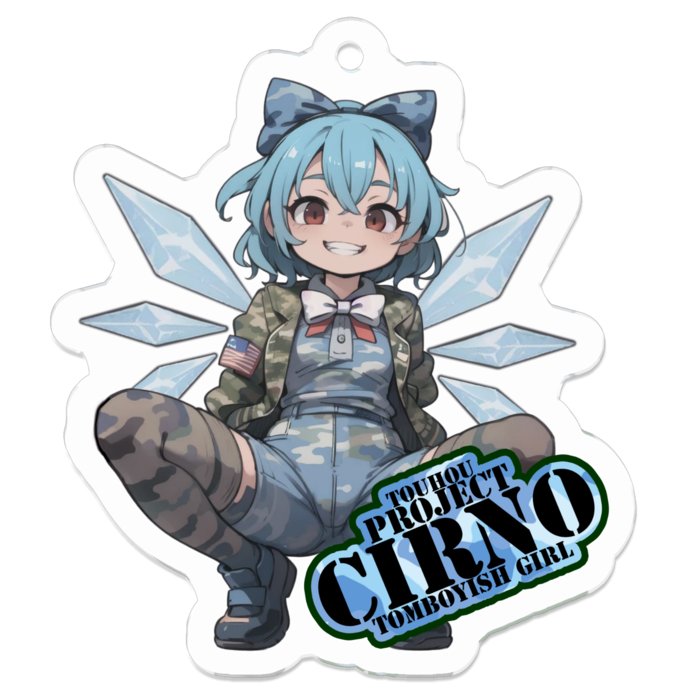 アクリルキーホルダー - 50 x 50 (mm)