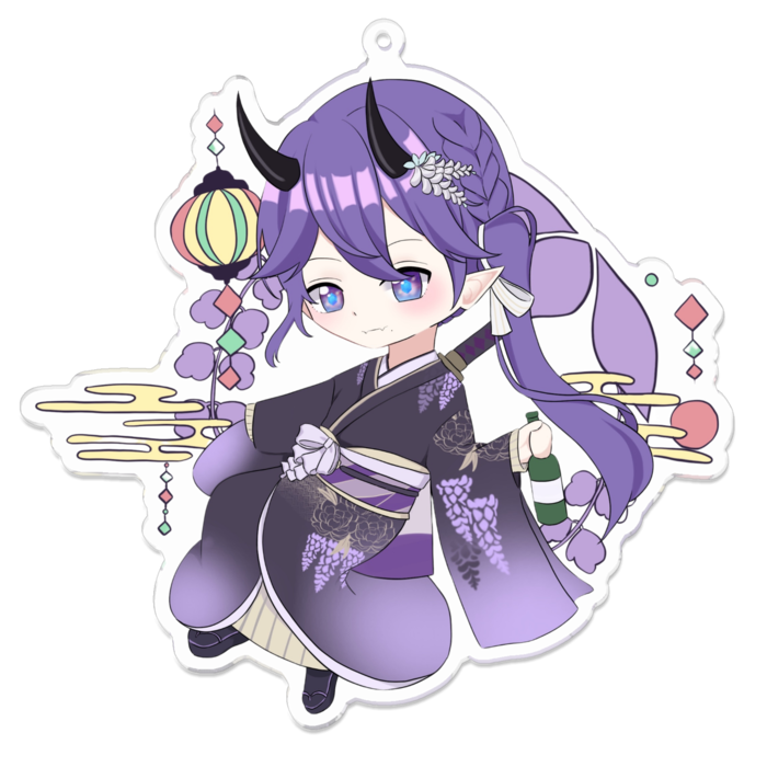アクリルキーホルダー - 100 x 100 (mm)