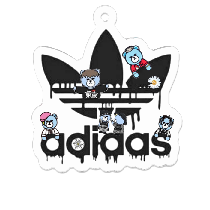 アクリルキーホルダー - 50 x 50 (mm)