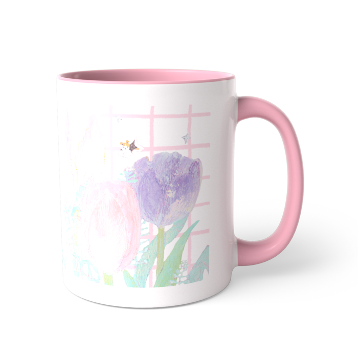 ツートンカラーマグカップ - 直径 8.2cm / 高さ 9.5cm