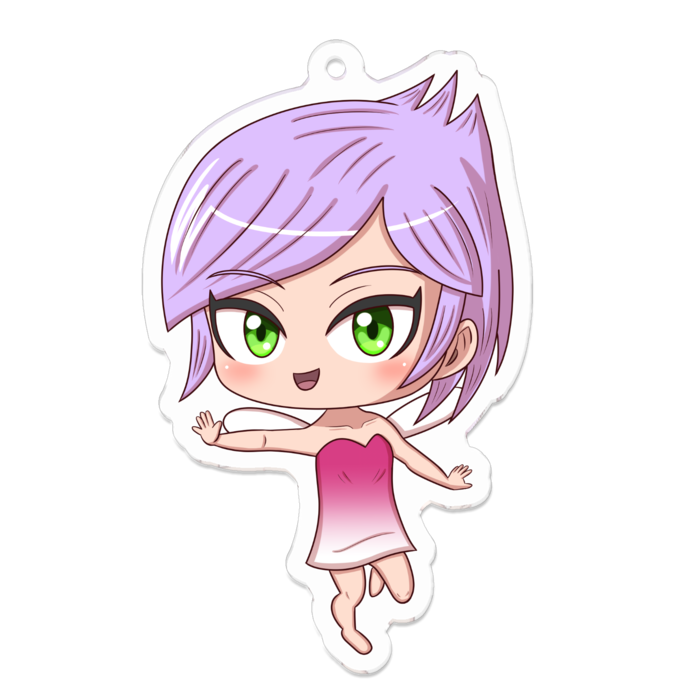 アクリルキーホルダー（コーティング） - 70 x 70 (mm)