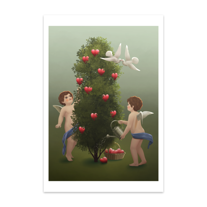 ポストカード(10枚セット) - ヴァンヌーボVGスノーホワイト195kg