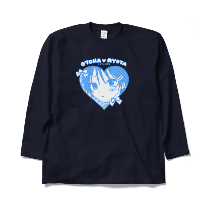 (りょ)ロングスリーブTシャツ - XL - ネイビー