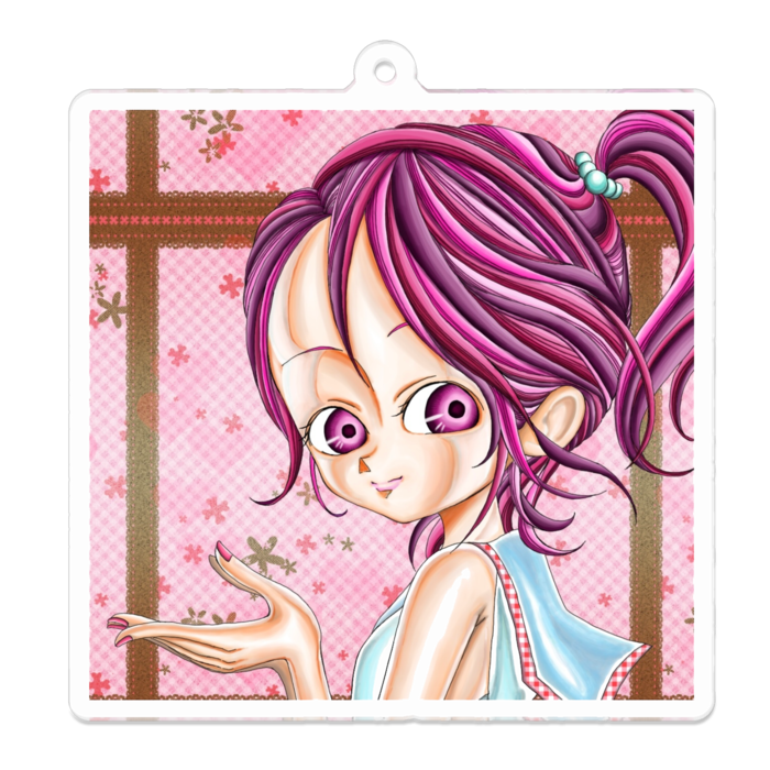 アクリルキーホルダー - 70 x 70 (mm)