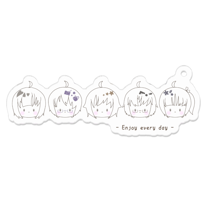 アクリルキーホルダー - 70 x 70 (mm)