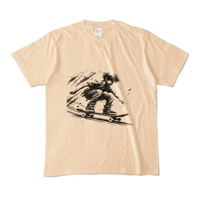 カラーTシャツ - M - ナチュラル (淡色)