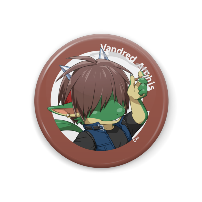 缶バッジ - 44mm　メカクレVer