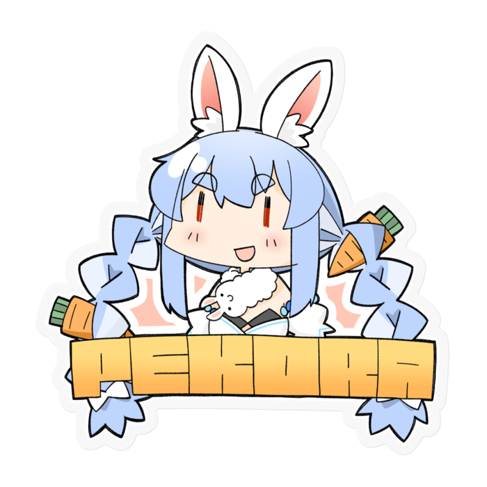 クリアステッカー - 100 x 100 (mm)