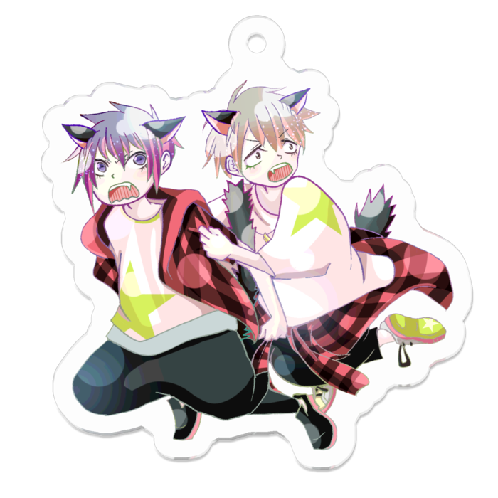 アクリルキーホルダー - 50 x 50 (mm)