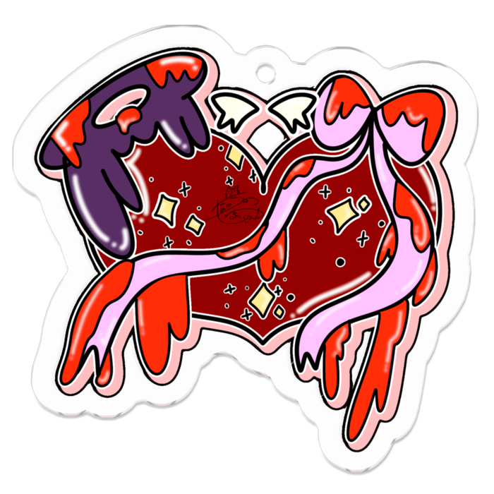 アクリルキーホルダー（コーティング） - 50 x 50 (mm)