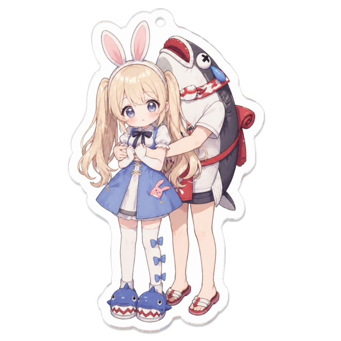 アクリルキーホルダー - 70 x 70 (mm)