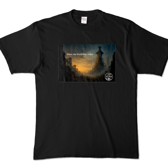カラーTシャツ - XL - ブラック (濃色)