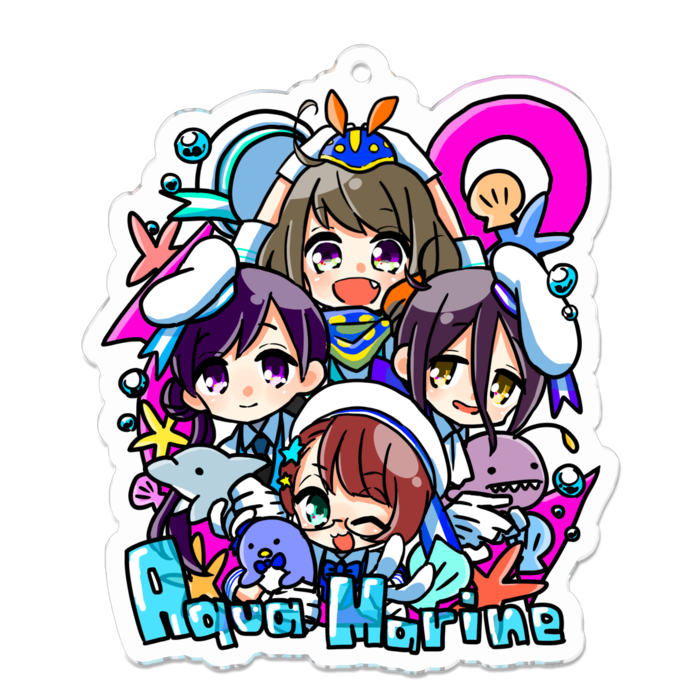 アクリルキーホルダー - 70 x 70 (mm)