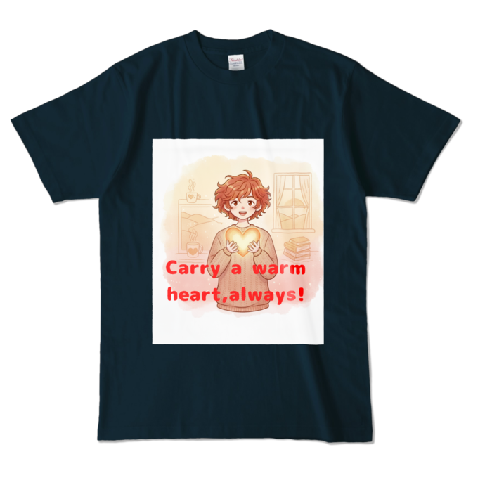 カラーTシャツ - L - ネイビー (濃色)