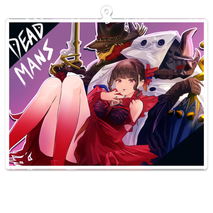 アクリルキーホルダー - 100 x 100 (mm)