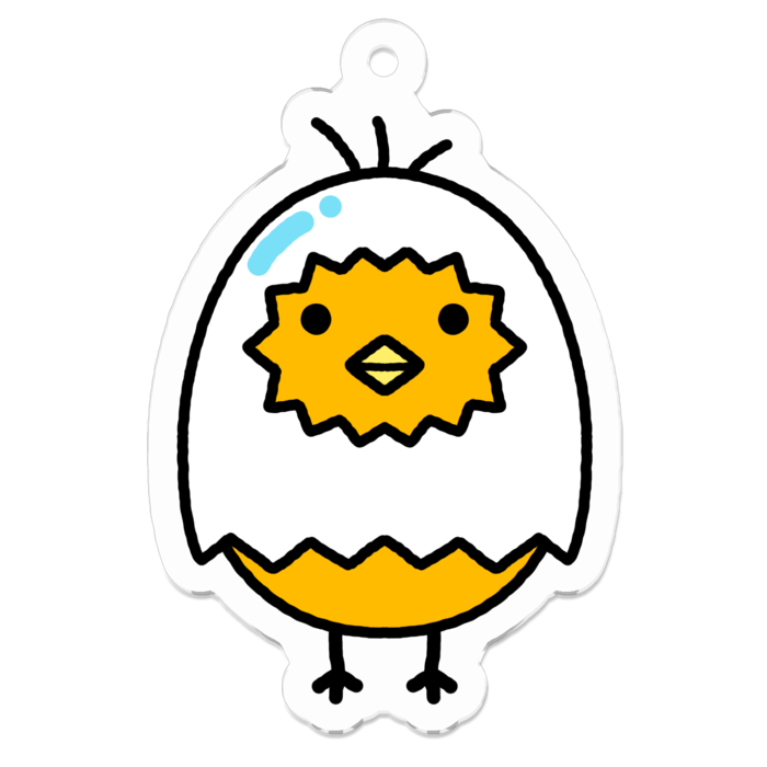 アクリルキーホルダー - 50 x 50 (mm)