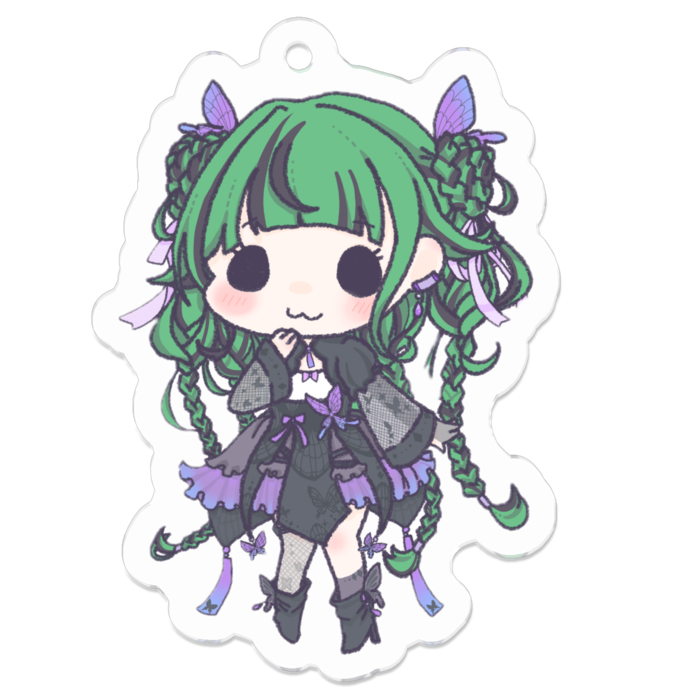 アクリルキーホルダー - 50 x 50 (mm)