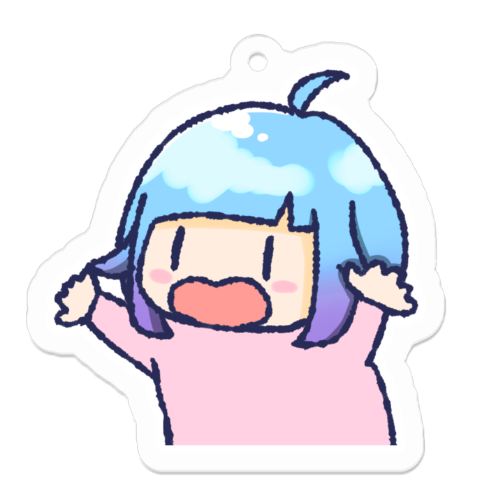 アクリルキーホルダーSサイズ - 50 x 50 (mm)