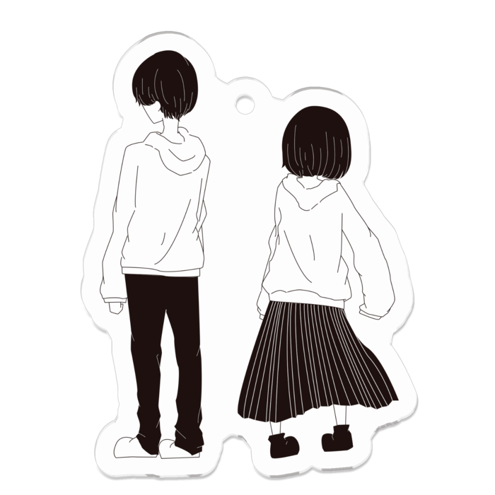 アクリルキーホルダー - 50 x 50 (mm)
