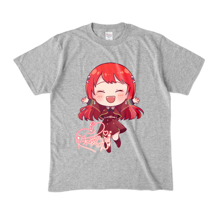 カラーTシャツ - M - 杢グレー (濃色)