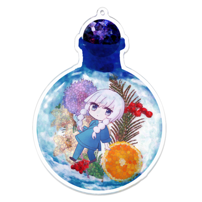 アクリルキーホルダー - 100 x 100 (mm)