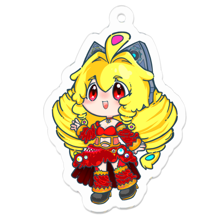 アクリルキーホルダー - 50 x 50 (mm)