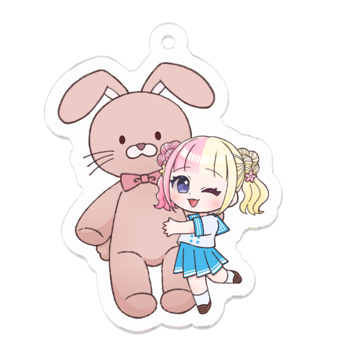 アクリルキーホルダー - 50 x 50 (mm) S