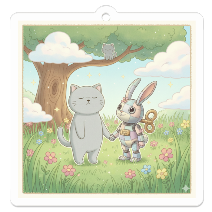 アクリルキーホルダー - 50 x 50 (mm)