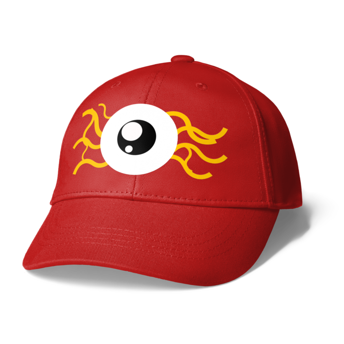 めだまキャップ（神経） - レッド