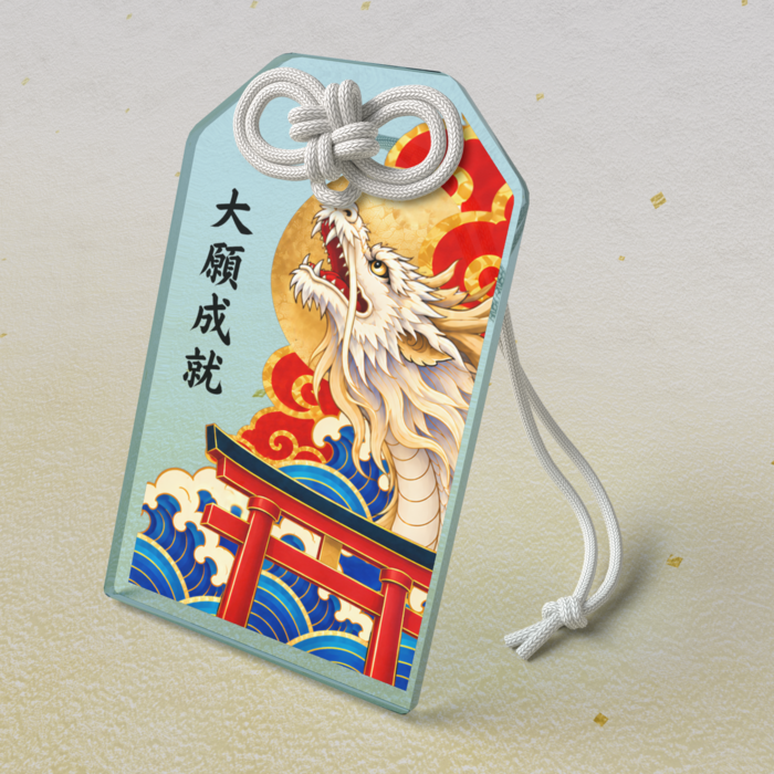 アクリルお守り - 50 × 80mm