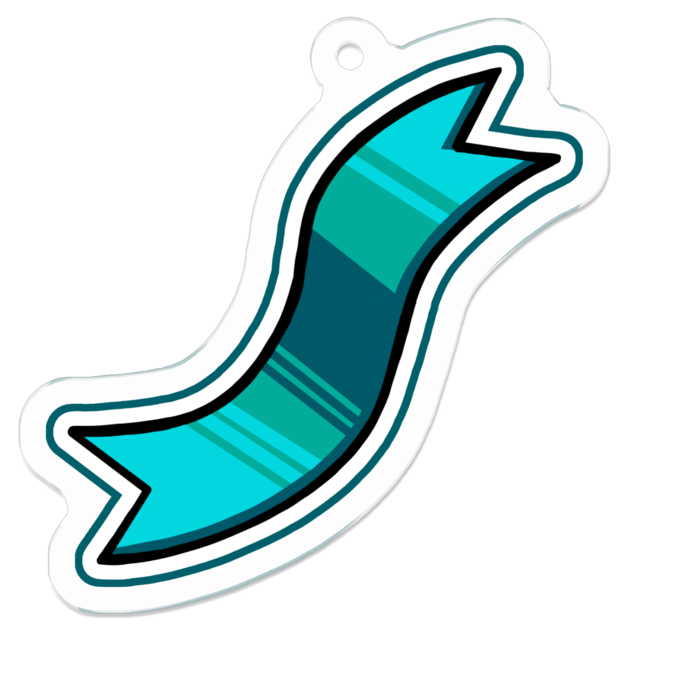 アクリルキーホルダー - 50 x 50 (mm)