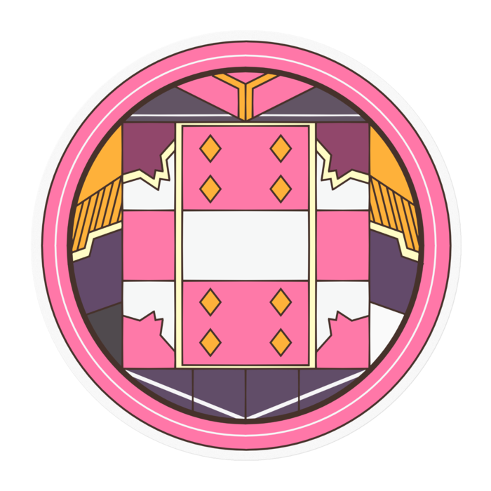 ステッカー - 100 x 100 (mm)