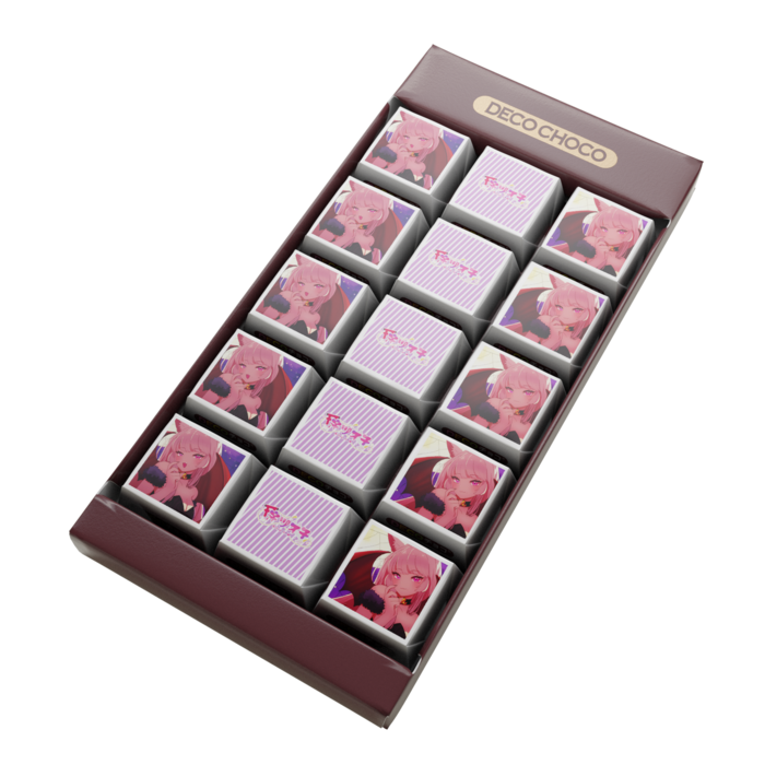 DECOチョコ - 列ごとにデザイン