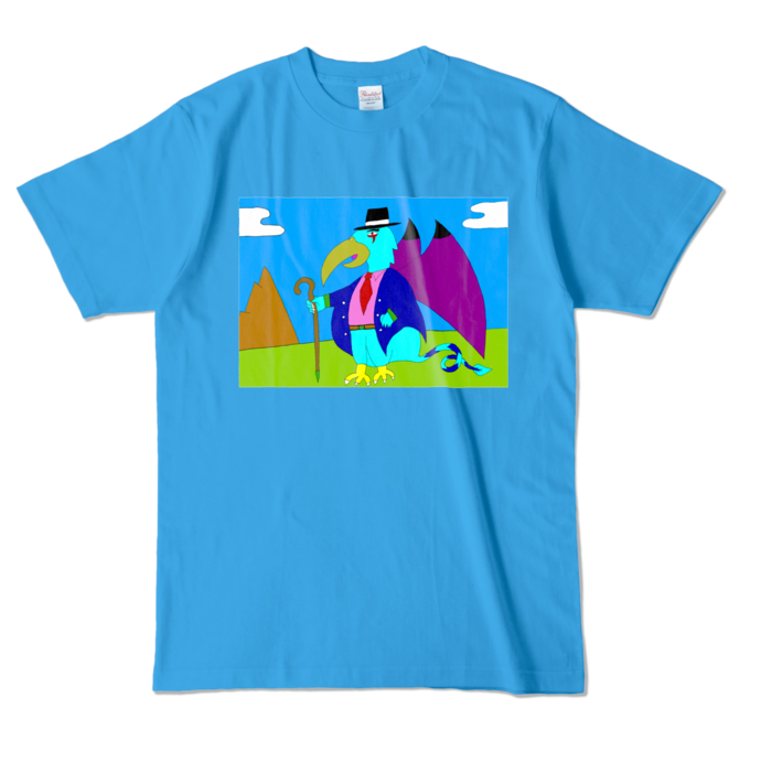 カラーTシャツ - L - ターコイズ (濃色)