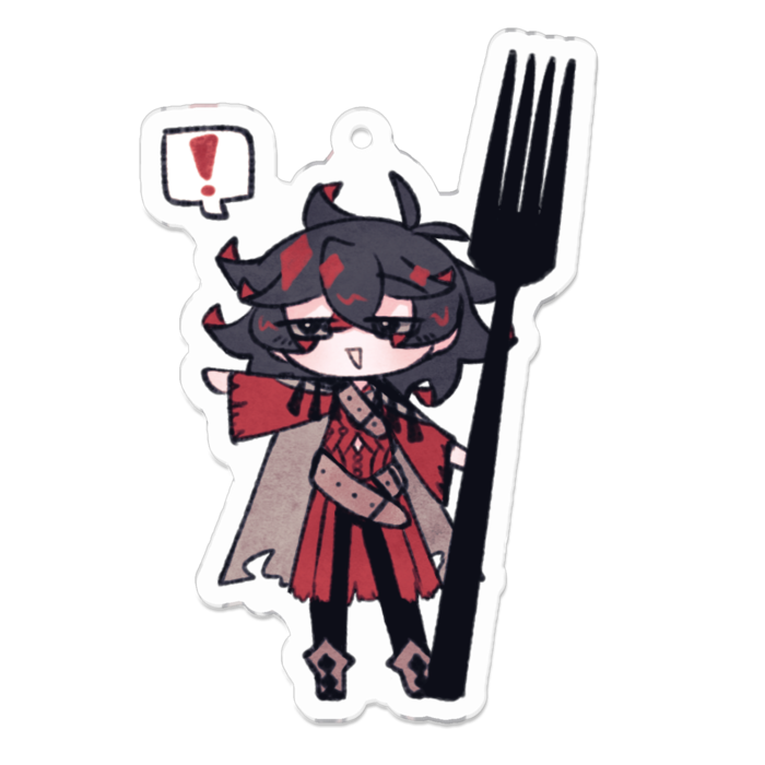 アクリルキーホルダー - 70 x 70 (mm)