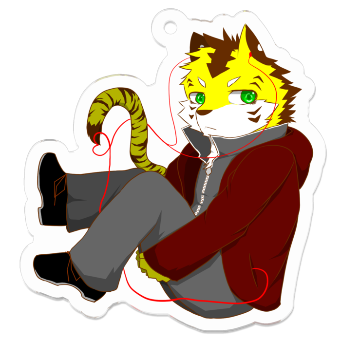 アクリルキーホルダー - 50 x 50 (mm)