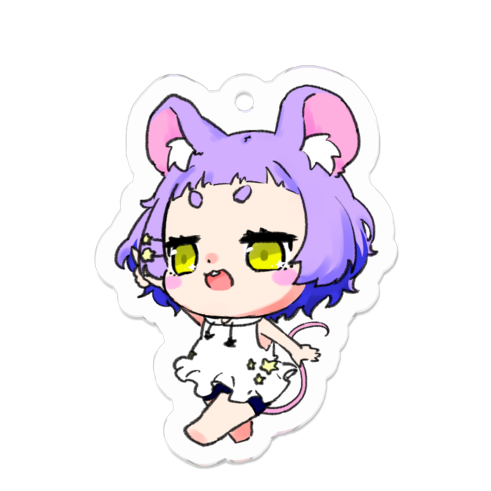 アクリルキーホルダー - 50 x 50 (mm)