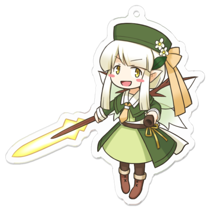 アクリルキーホルダー - 70 x 70 (mm)