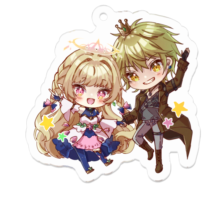アクリルキーホルダー - 50 x 50 (mm)