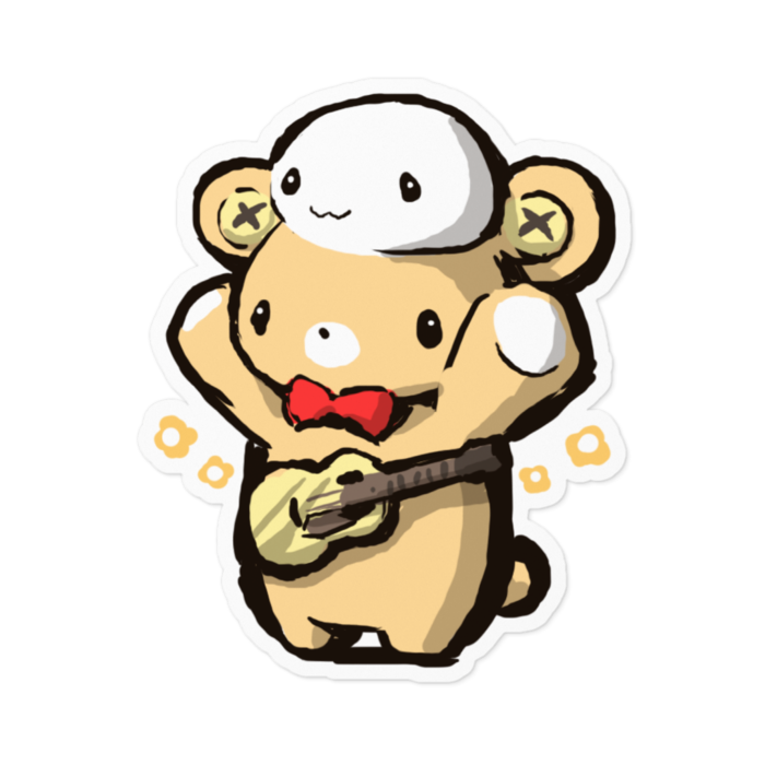 ver.Kステッカー - 100 x 100 (mm)