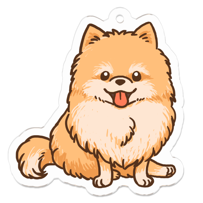 アクリルキーホルダー - 50 x 50 (mm)