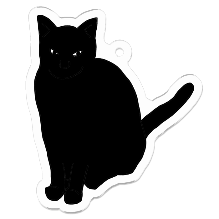 黒猫キーホルダー Jintaro Akutabe Booth