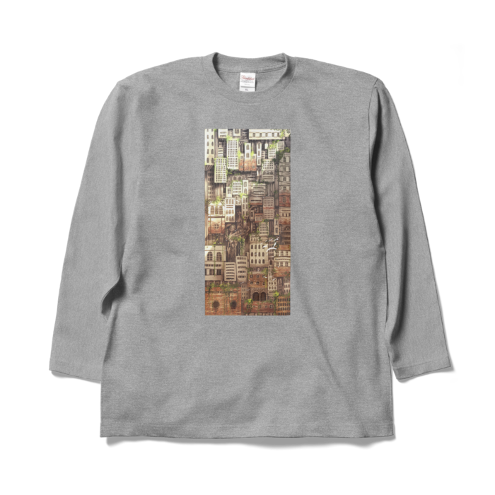 ロングスリーブTシャツ - XL - 杢グレー