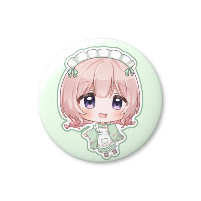 和風メイド/缶バッジ（バリュー） - 44mm